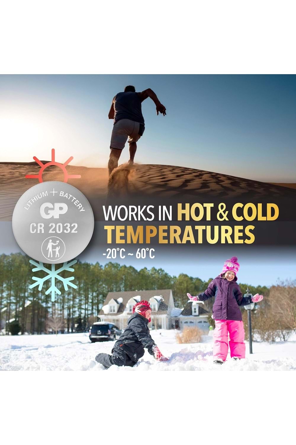 Gp Cr2032 3v Lityum Düğme Pil | 2caı20