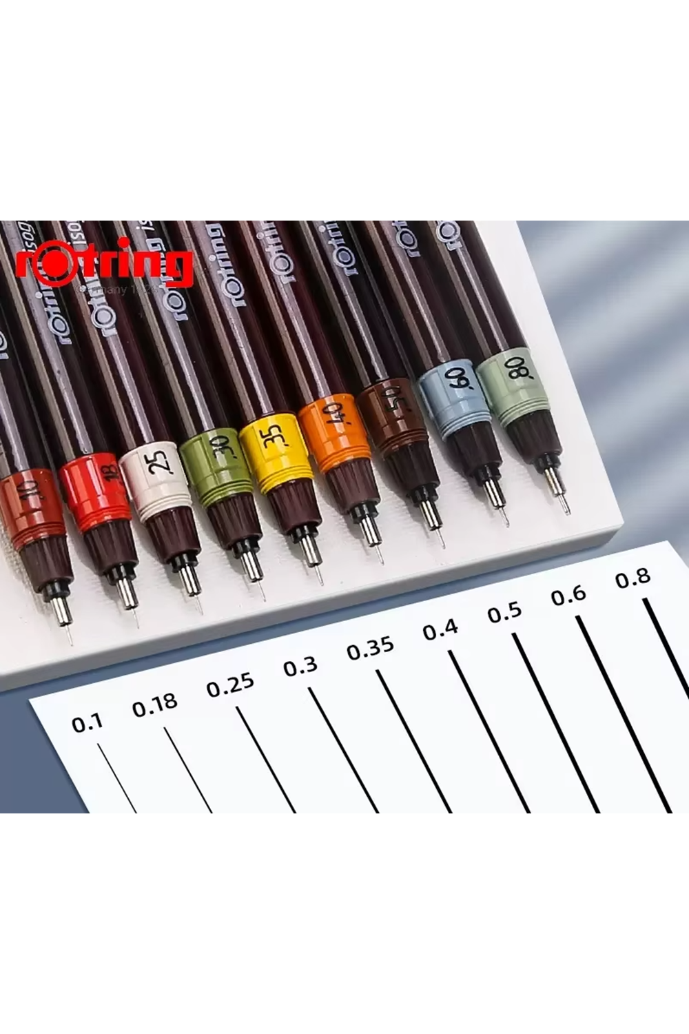 Rotring Isograph Set (0.1-0.2-0.3)+tikky 0.5 Mm Versatil Rotring Isograph Se