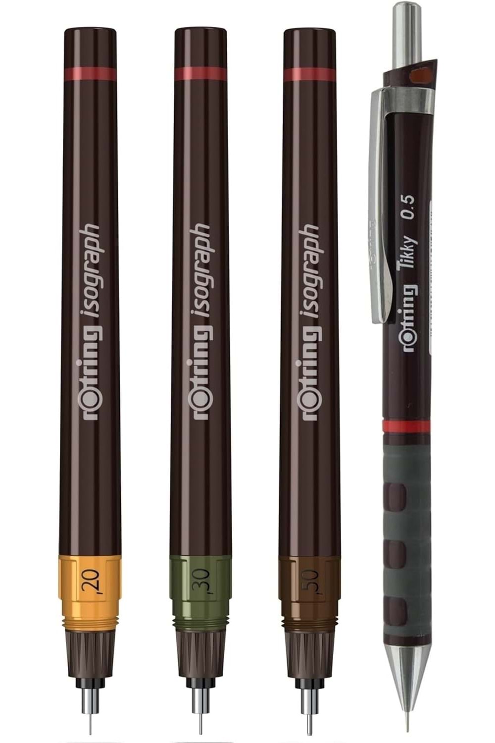 Rotring Isograph Set 0.2-0.3-0.5 +0.5 Tikky