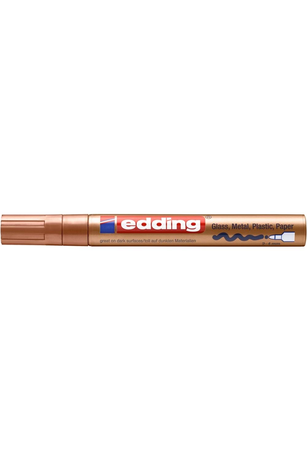 Edding Markör Dekor Boya Yuvarlak Uçlu 2-4 Mm Bakır 750