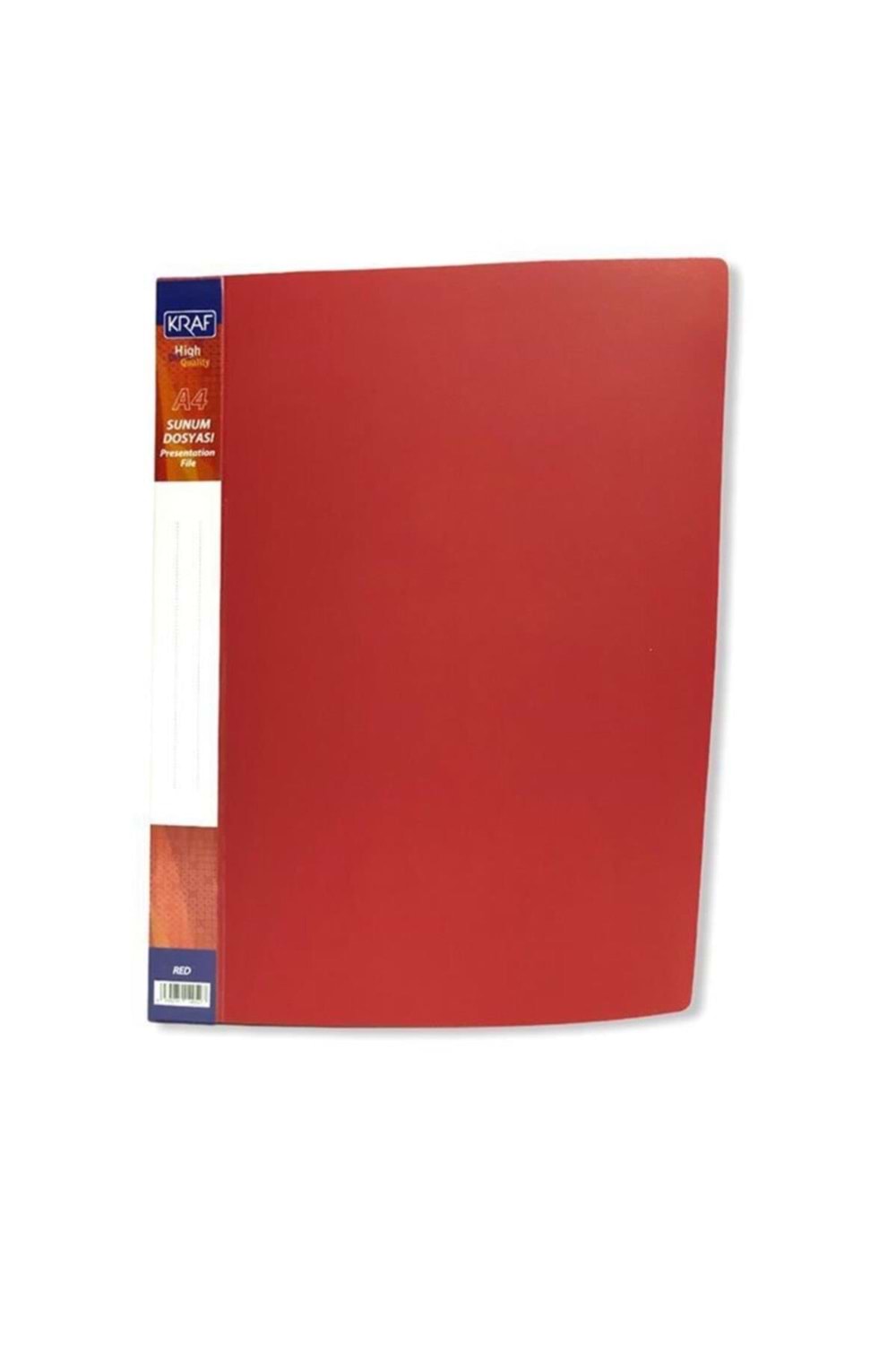 Kraf Sunum Dosyası A4 40'lı Kırmızı