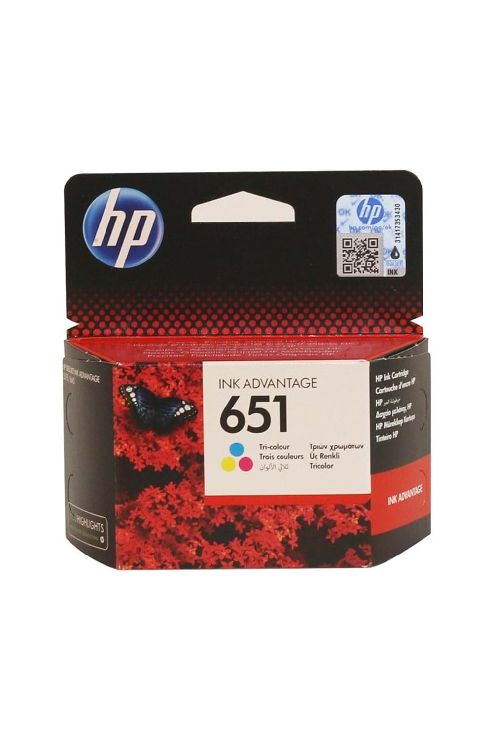 Hp (651) Orjinal Tri-color Renkli Kartuş | C2p11ae