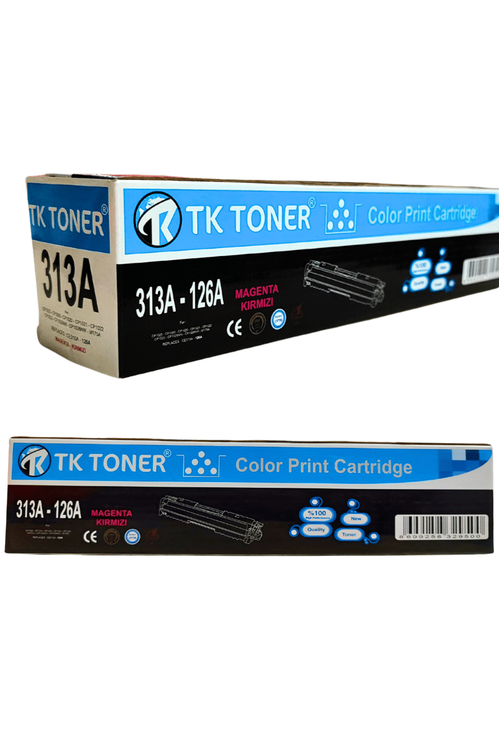 Perfix | Hp 313a - 126a Kırmızı Toner 1k (cp1025 - Cp1000 - Cp1020 - Cp1021 - Cp1022 - Cp1023 - Cp1025nw - Cp1026nw - M175a) Replaces: Ce311a - 126a