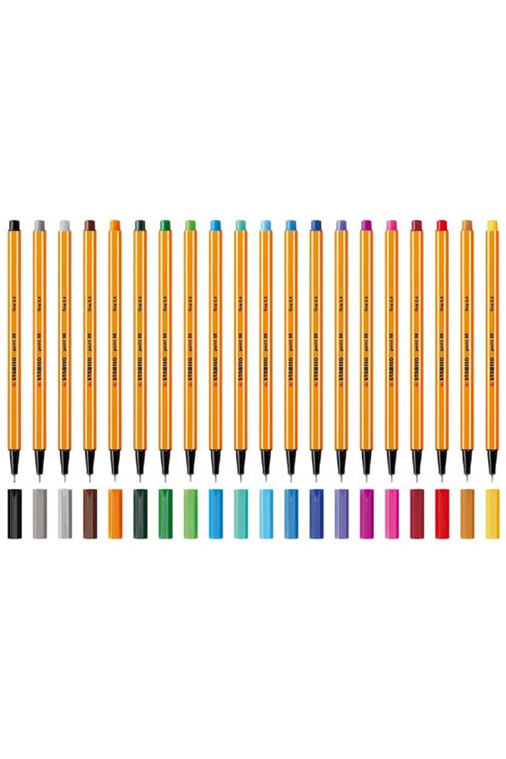 Stabilo Gece Mavisi Keçe Uçlu İnce Kalem 88 Point 0.4 Mm 88/22