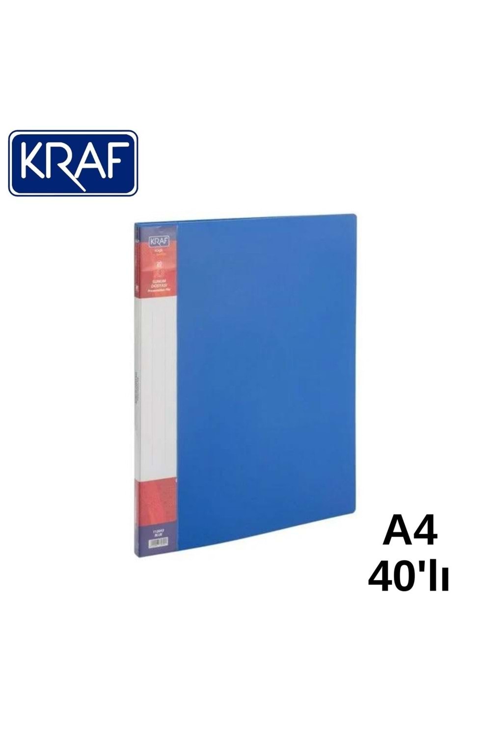 Kraf Sunum Dosyası A4 40'lı Mavi