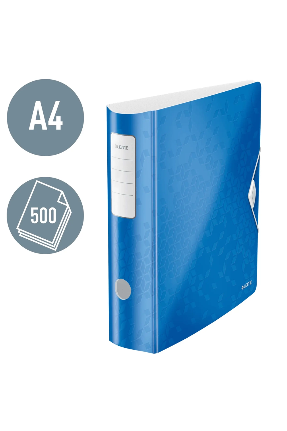 Leitz 1106 | Wow Active Plastik Klasör Geniş Metalik Mavi