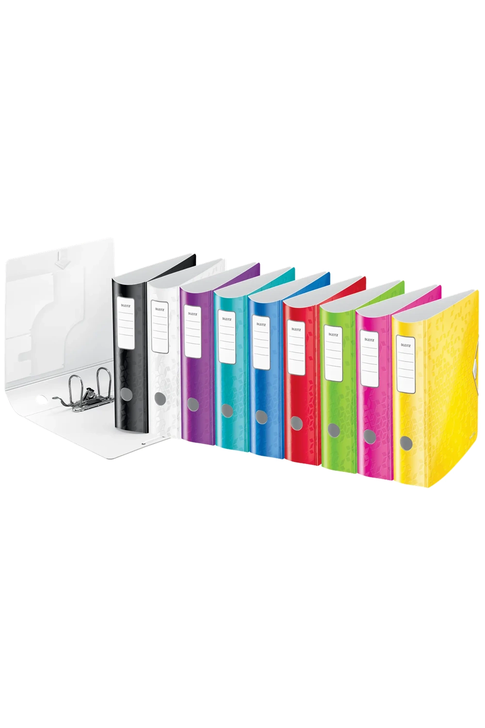 Leitz 1106 | Wow Active Plastik Klasör Geniş Metalik Mavi