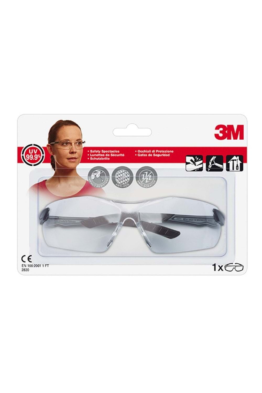 3m Safety Spectacles Güvenlik Gözlüğü 2820
