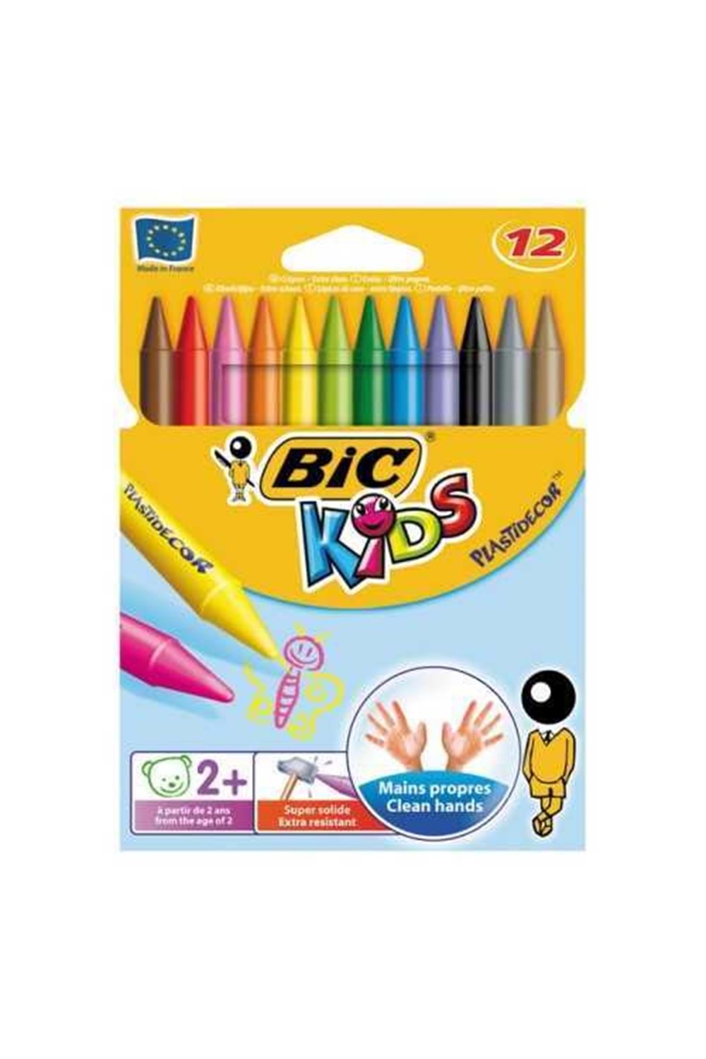Bic Pastel Boya Plastidecor Karton Kutu 12 Li 920299