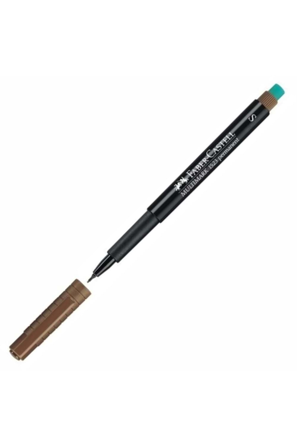 Faber Castell Multimark 1523 Permanent Asetat Kalem Kahverengi