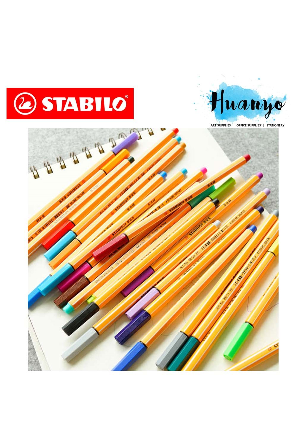 Stabilo Pembe Keçe Uçlu İnce Kalem 88 Point 0.4 Mm 88/56