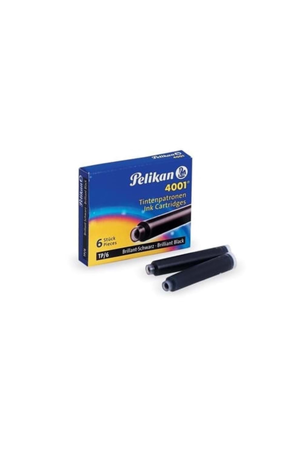 Pelikan Dolma Kalem Kartuşu Küçük Royal Siyah 6 Lı 4001