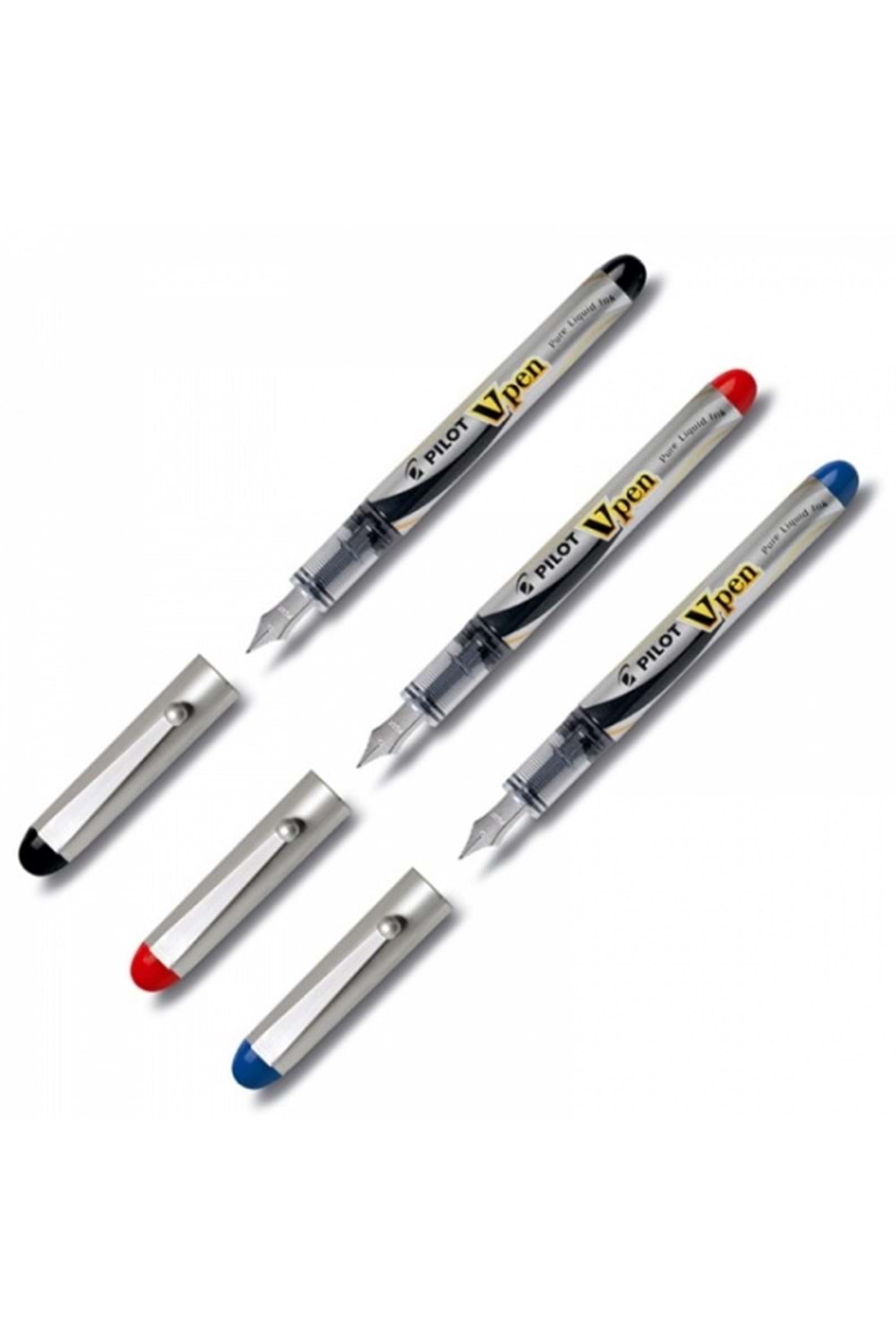 Pilot Dolma Kalem V-pen Silver Siyah | Svp-4m-b