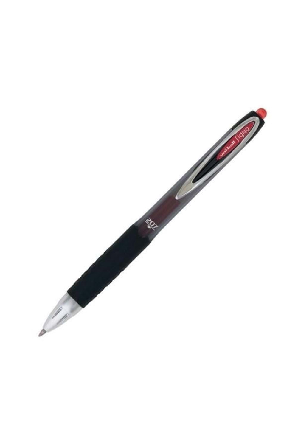 Uni-ball Roller Kalem Signo 207 Jel Bilye Uç Mekanik 0.7 Mm Kırmızı Umn-207