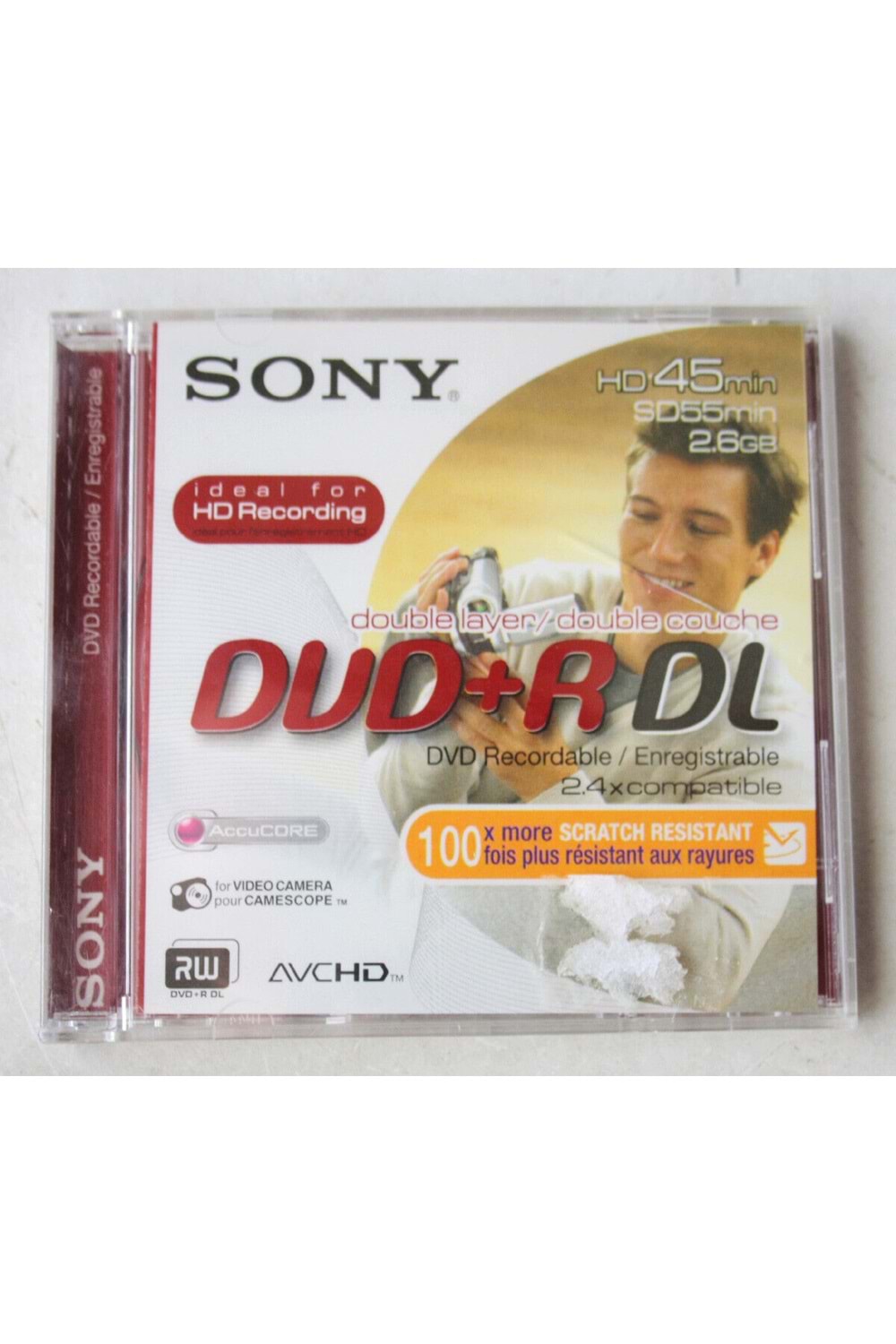 Sony Dvd+r Dl 2.6gb Kutulu Hd 45 Dakikalık