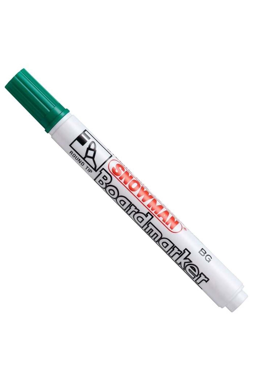 Snowman Tahta Kalemi Yuvarlak Uçlu Yeşil Bg-12