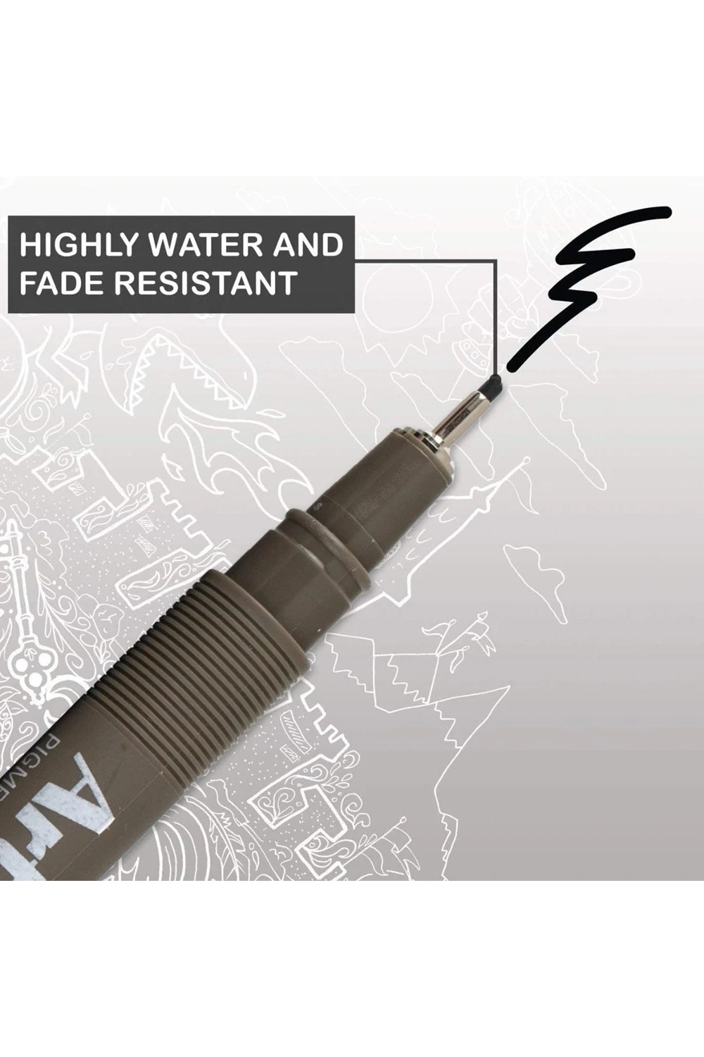 Artline Çizim Kalemi 0.2 Mm Siyah Ek232