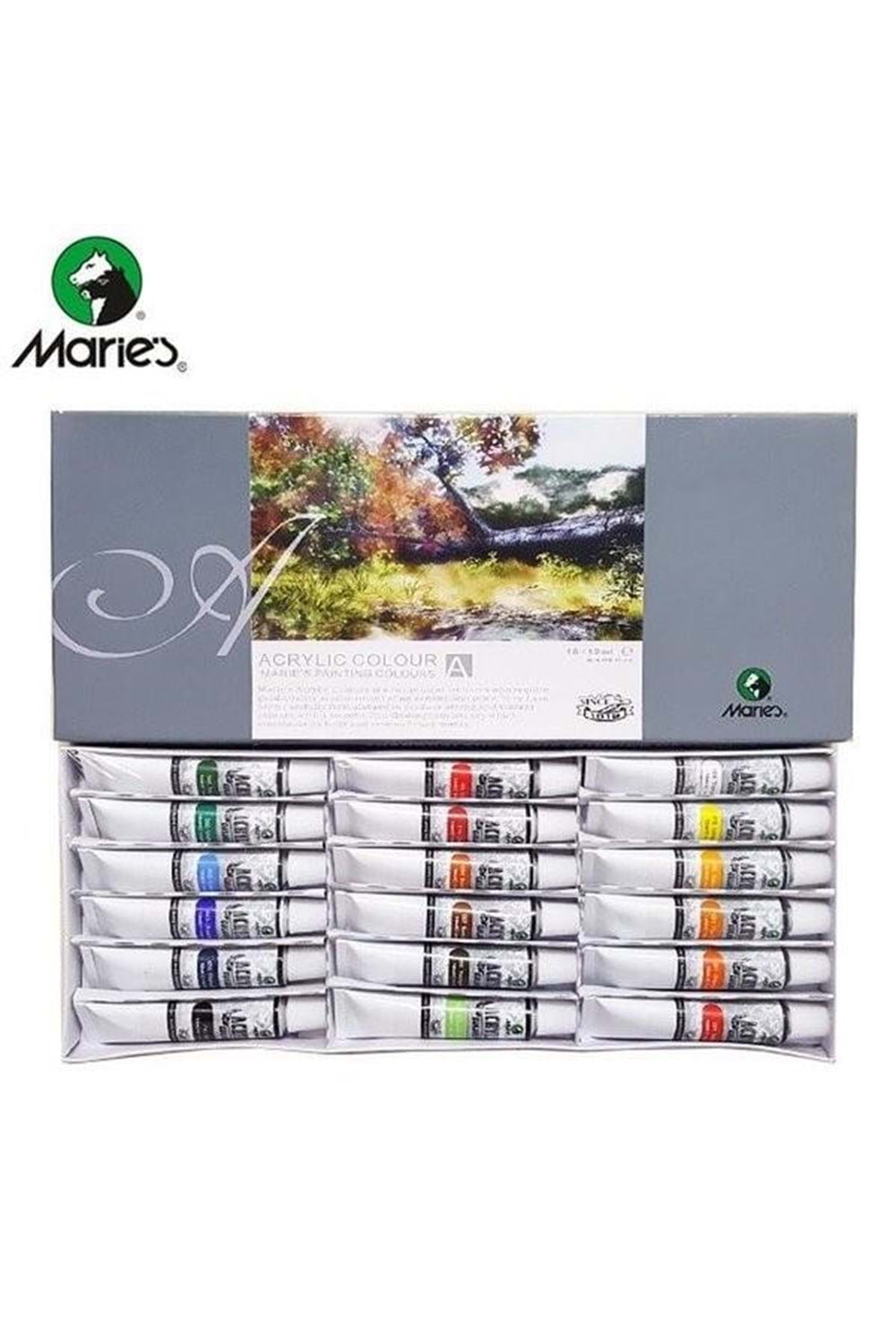 Maries Akrilik Boya 12 Ml 18 Renk | 818b