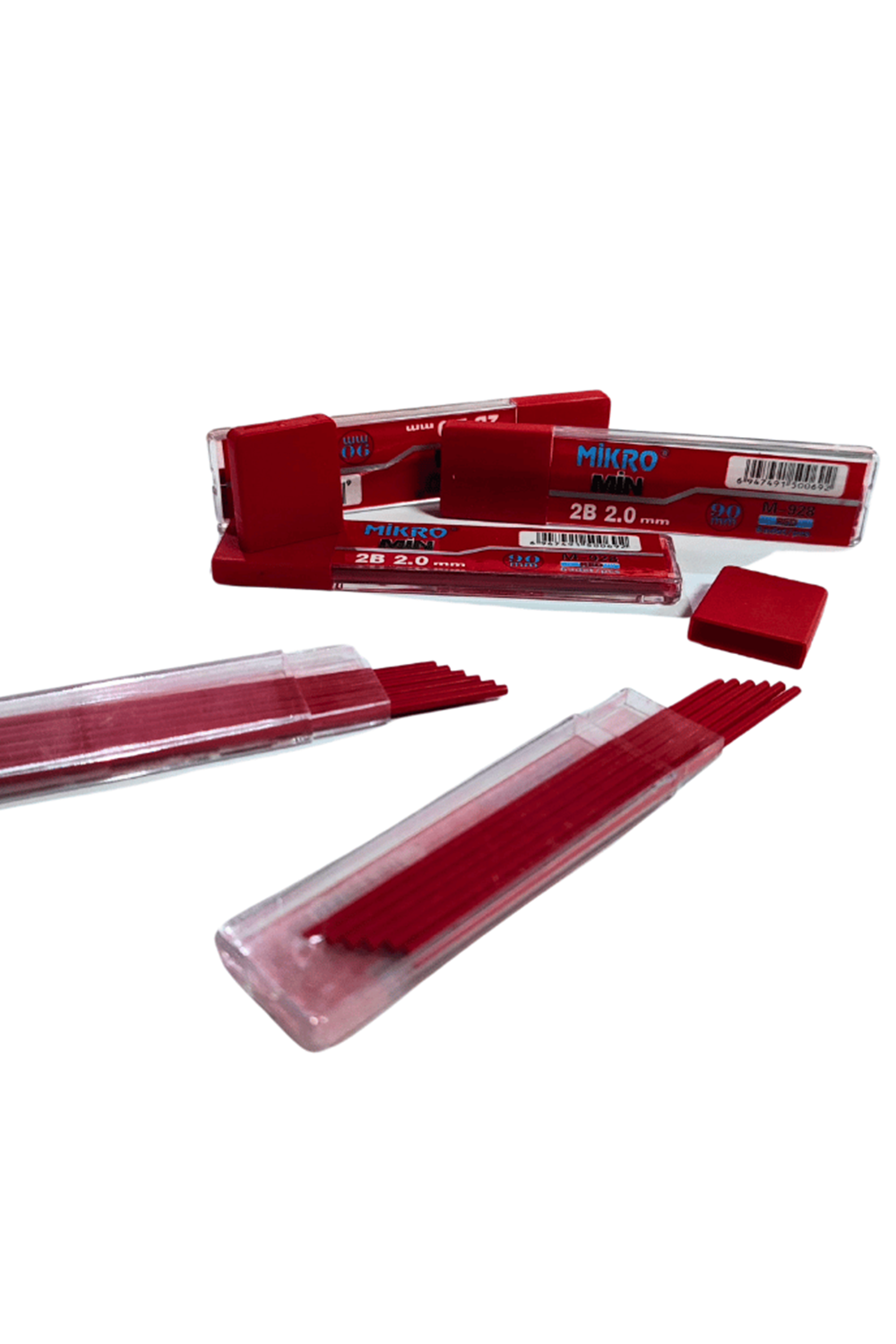 Mikro Teknik Min 2 Mm 2b 90 Mm Kırmızı 6 Pcs | M-928