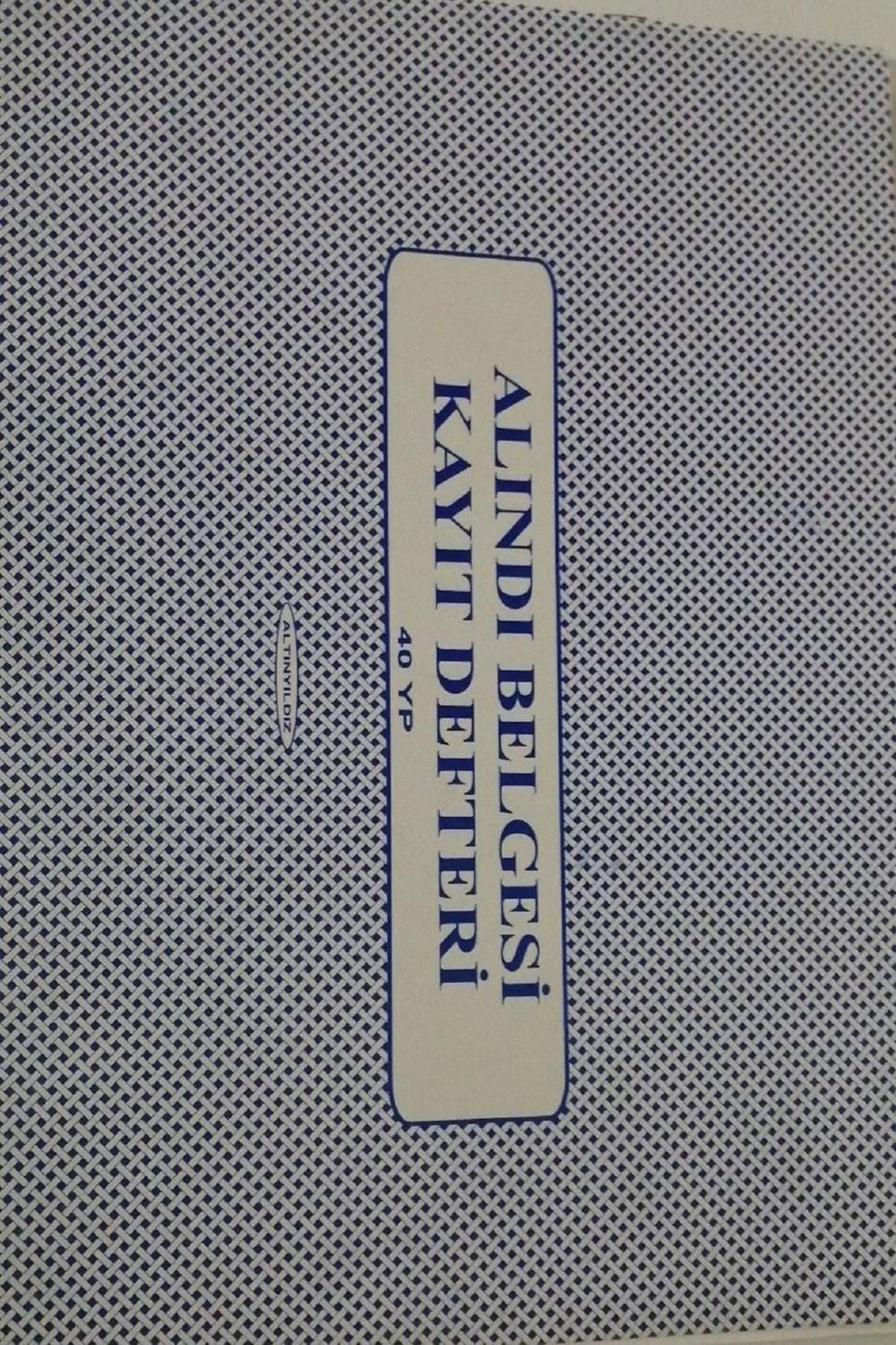 Altınyıldız Alındı Belgesi Defteri 40 Yp.