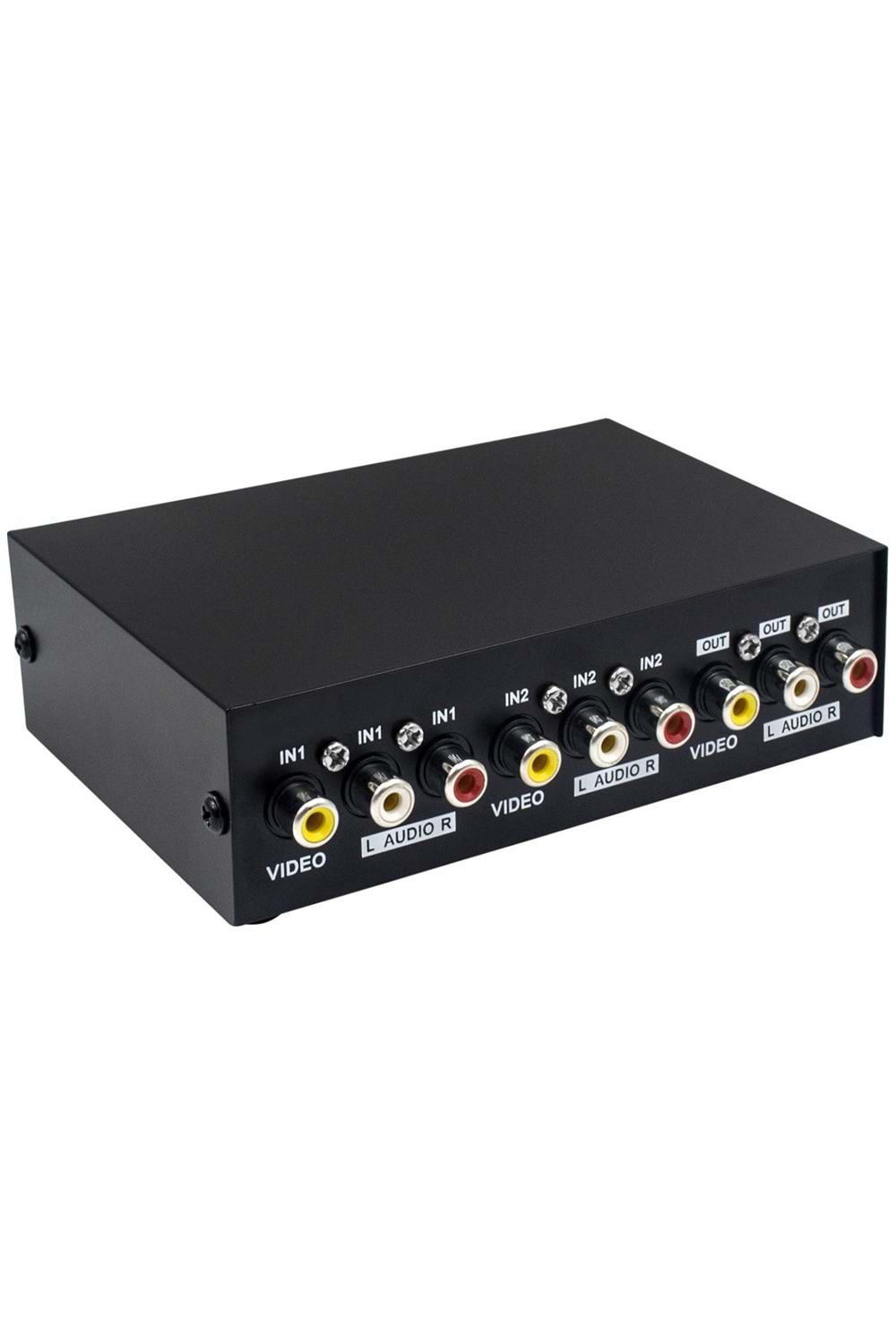 Av Anahtar Kutusu Anahtar Seçici (2 Giriş 1 Çıkış) - Video Audio Switch