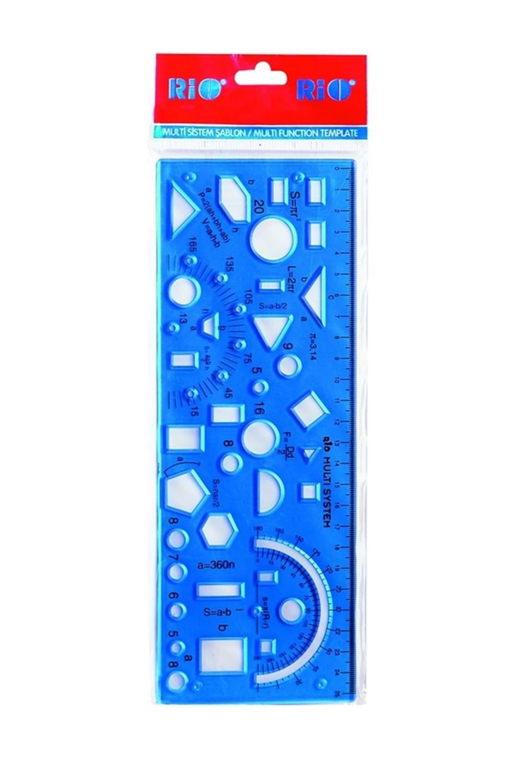 Rio Multi Faction Şablonu Cetvel 25 Cm