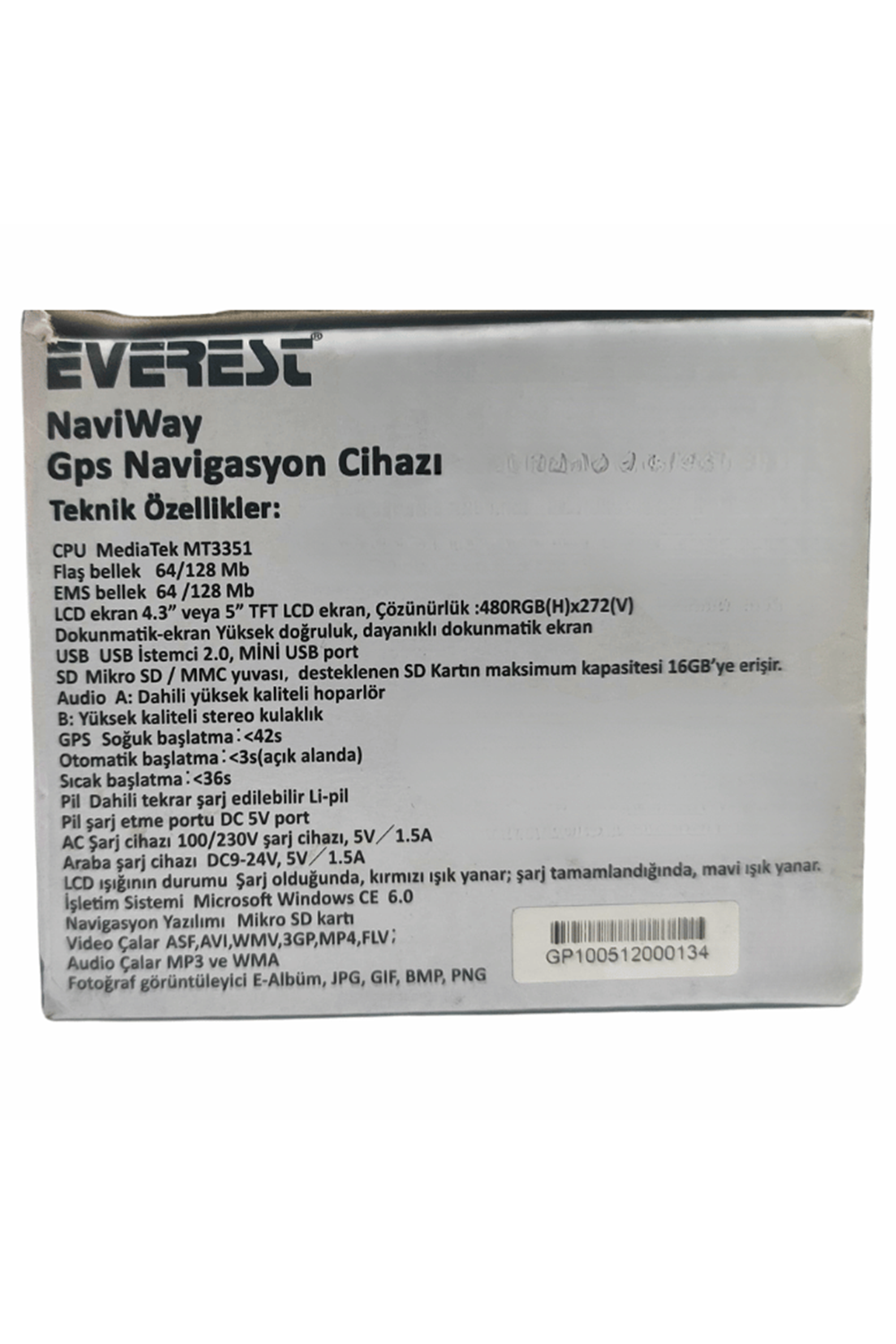 Everest Naviway Gps Navigasyon