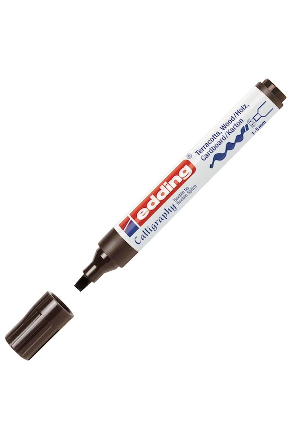 Edding Kaligrafi Kalemi Kesik Uç Siyah Ed1455