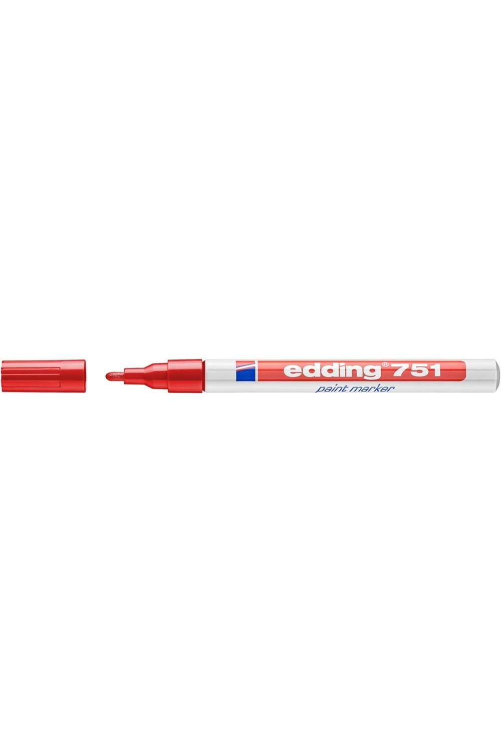 Edding Markör Dekor Boya Yuvarlak Uçlu 1-2 Mm Kırmızı 751