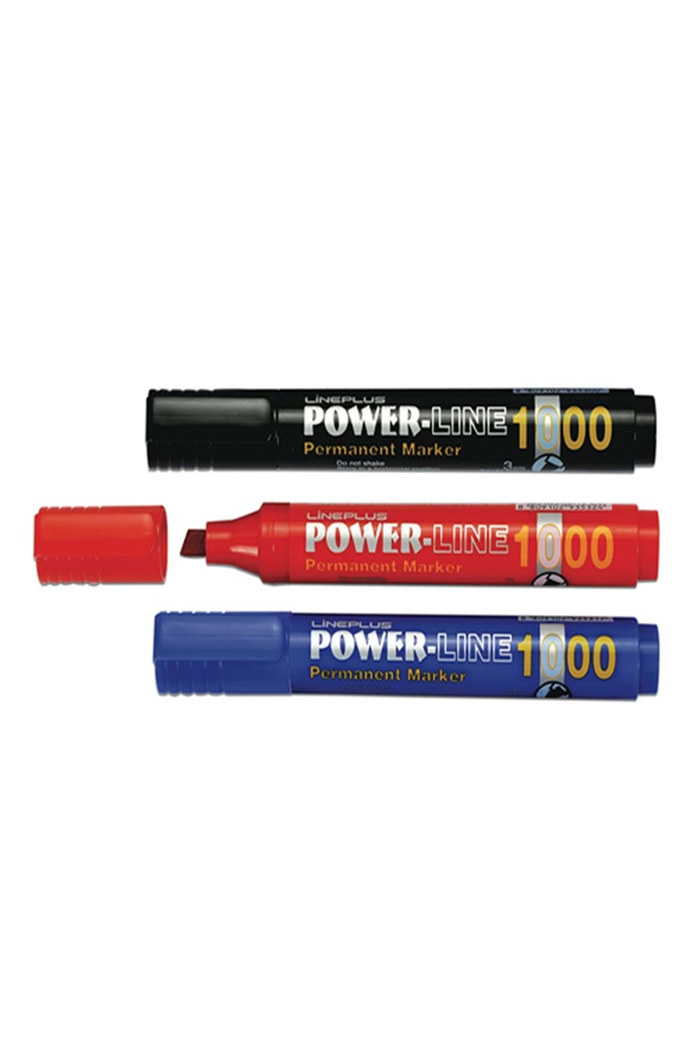 Lineplus 1100c 5mm Markör Kalem Kesik Uçlu Kırmızı