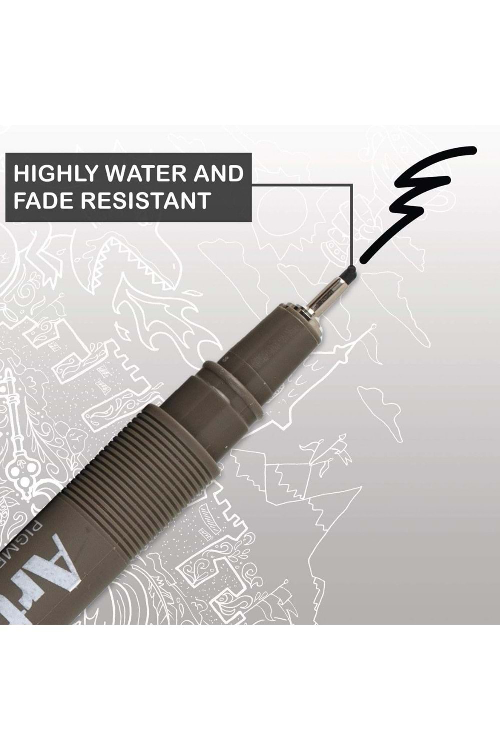 Artline Çizim Kalemi 0.1 Mm Siyah Ek231