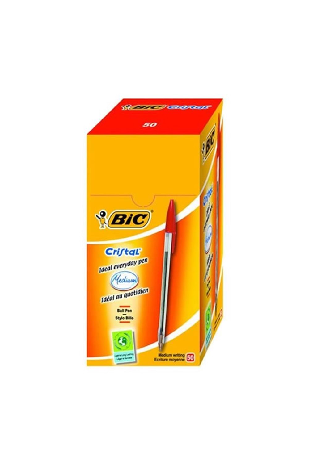 Bic Tükenmez Kalem Cristal 1 Mm Kırmızı Medium | 847899