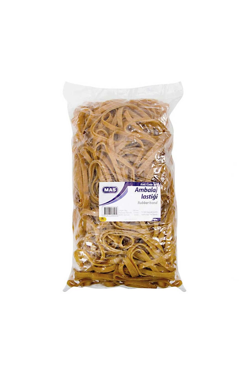 Mas 395 | Ambalaj Lastik Poşet Geniş 500 Gr