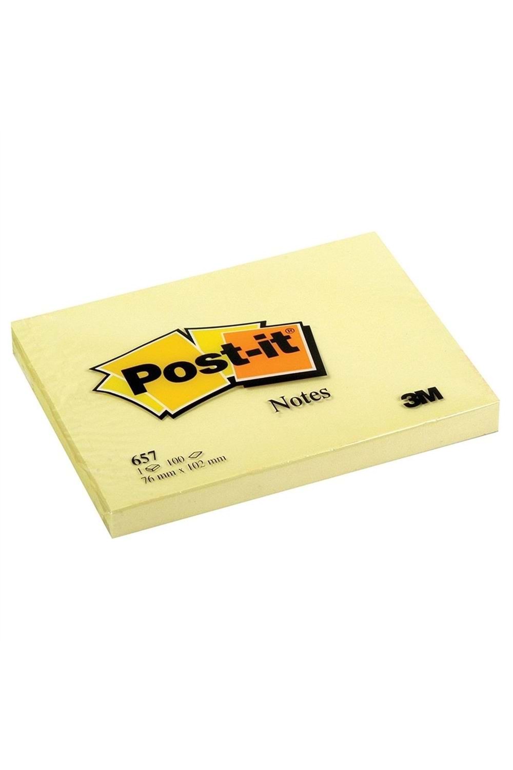 Post-it Yapışkanlı Not Kağıdı 100 Yp 76x102 Sarı 657