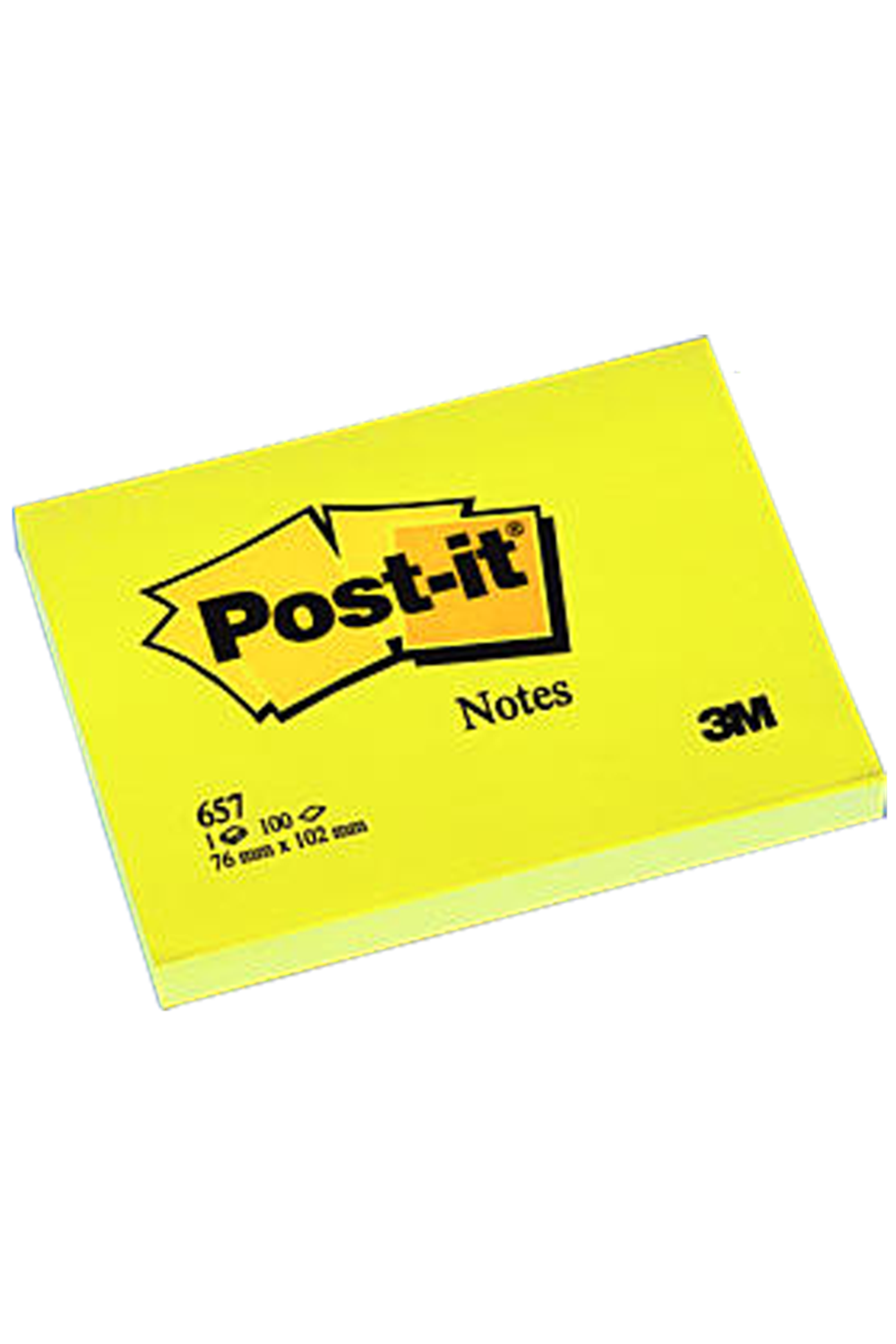 Post-it Yapışkanlı Not Kağıdı 100 Yp 76x102 Sarı 657