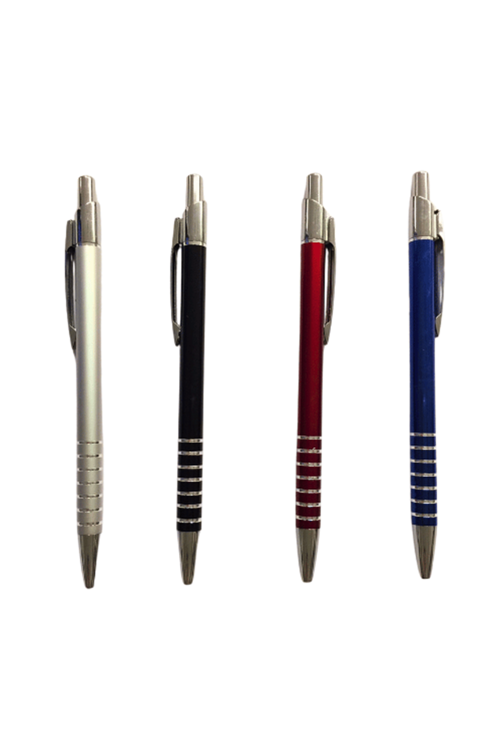 Steelpen 1403 Classic Metal Tükenmez Kalem (kırmızı-füme-mat Gümüş-lacivert)