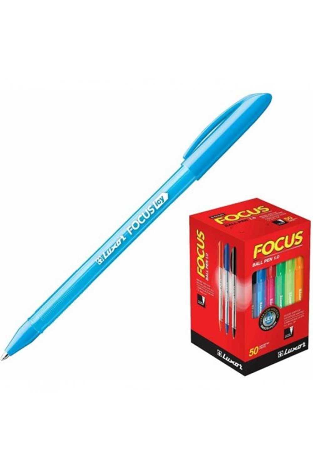 Luxar | Tükenmez Kalem Focus Lcy 1.0mm Pembe