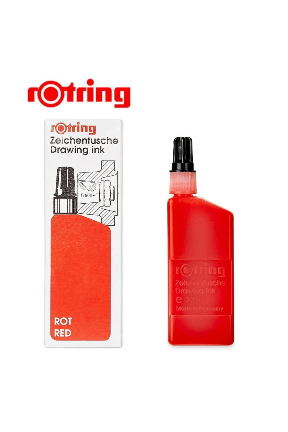 Rotring Rapido Mürekkebi Isograph 23 Ml Kırmızı | S0216040