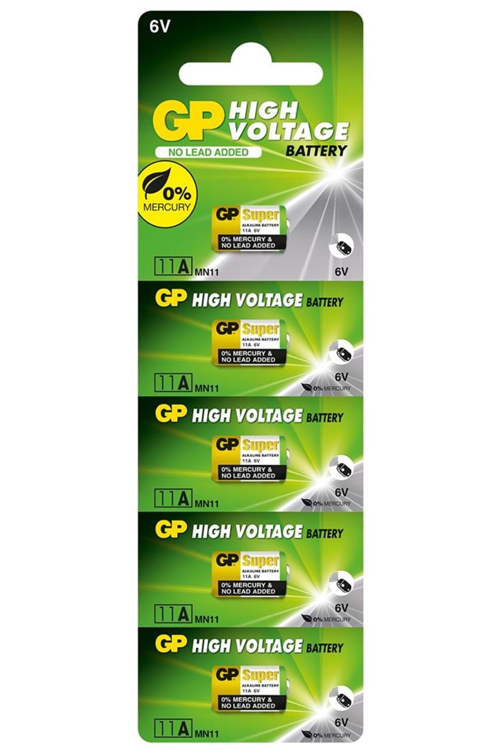Gp 11a Super Alkaline 6v Kumanda Pil 5 Li
