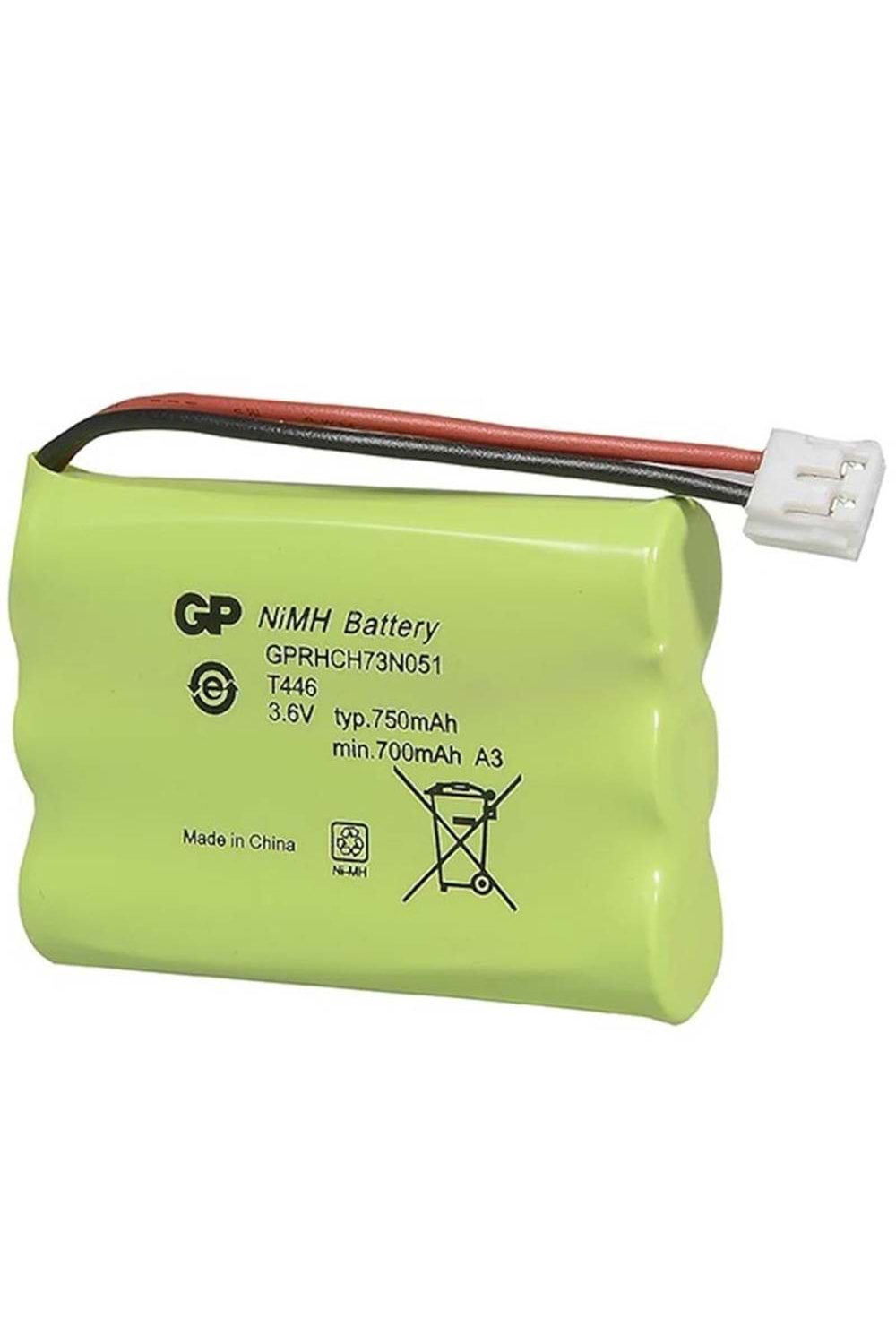 Gp T446 3.6v 750 Mah 3'lü Telsiz Telefon Pili