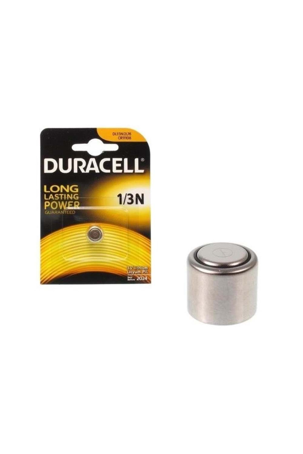 Duracell 1/3n Tekli Lithium Pil 1/3n | Cr11108