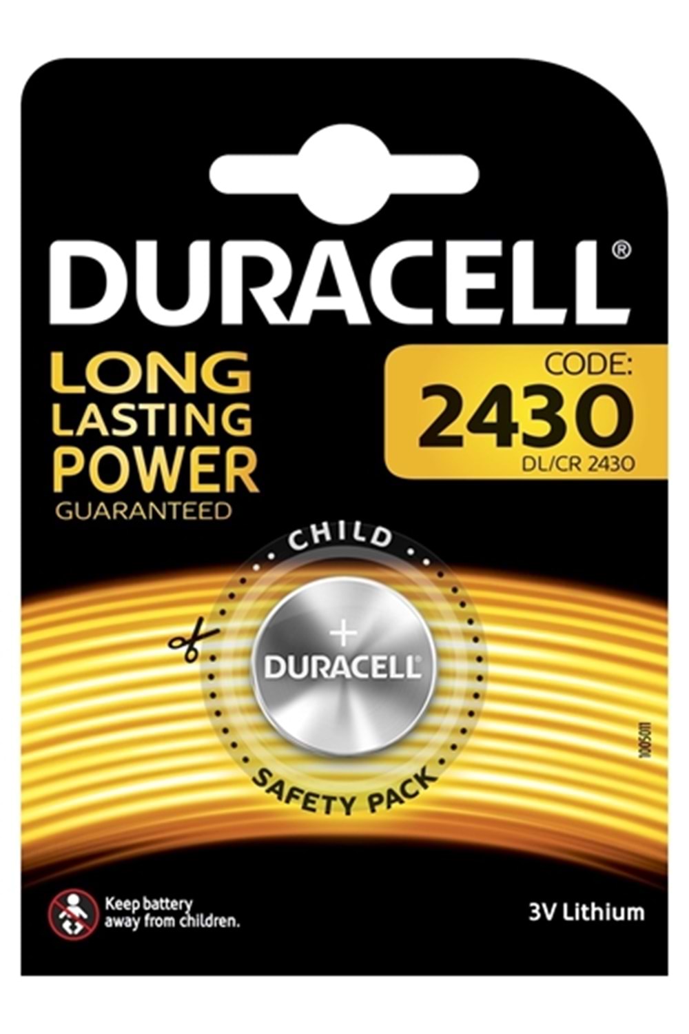 Duracell Cr2430 Lityum Tekli Düğme Pil