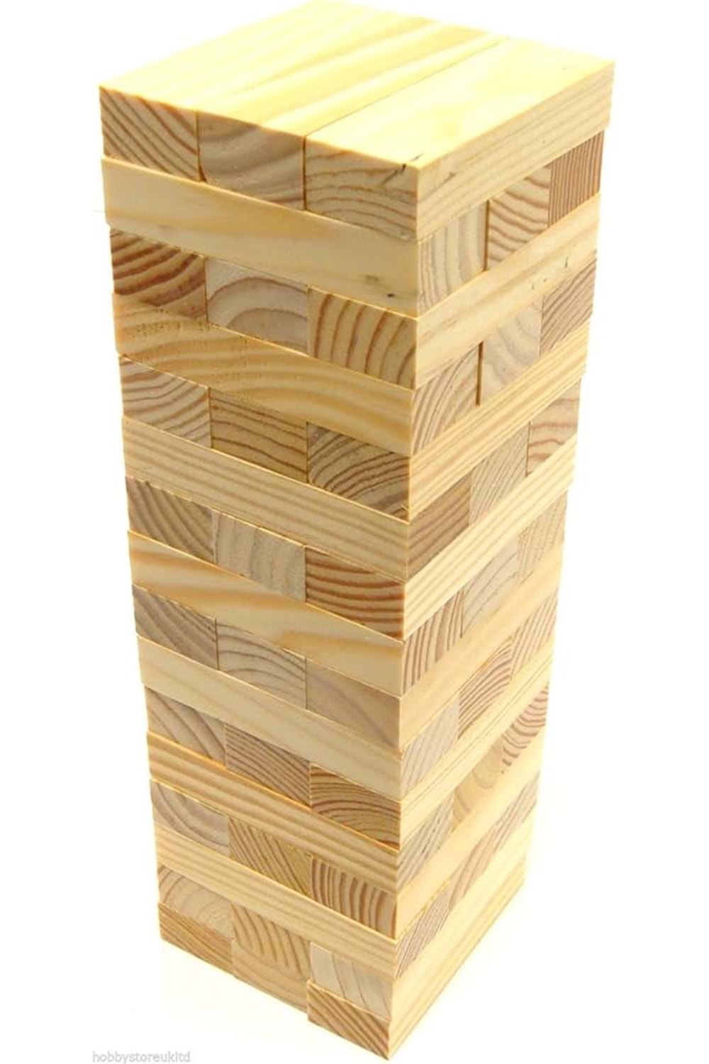 Juno 48 Parça Natural Jenga Tumbling Tower