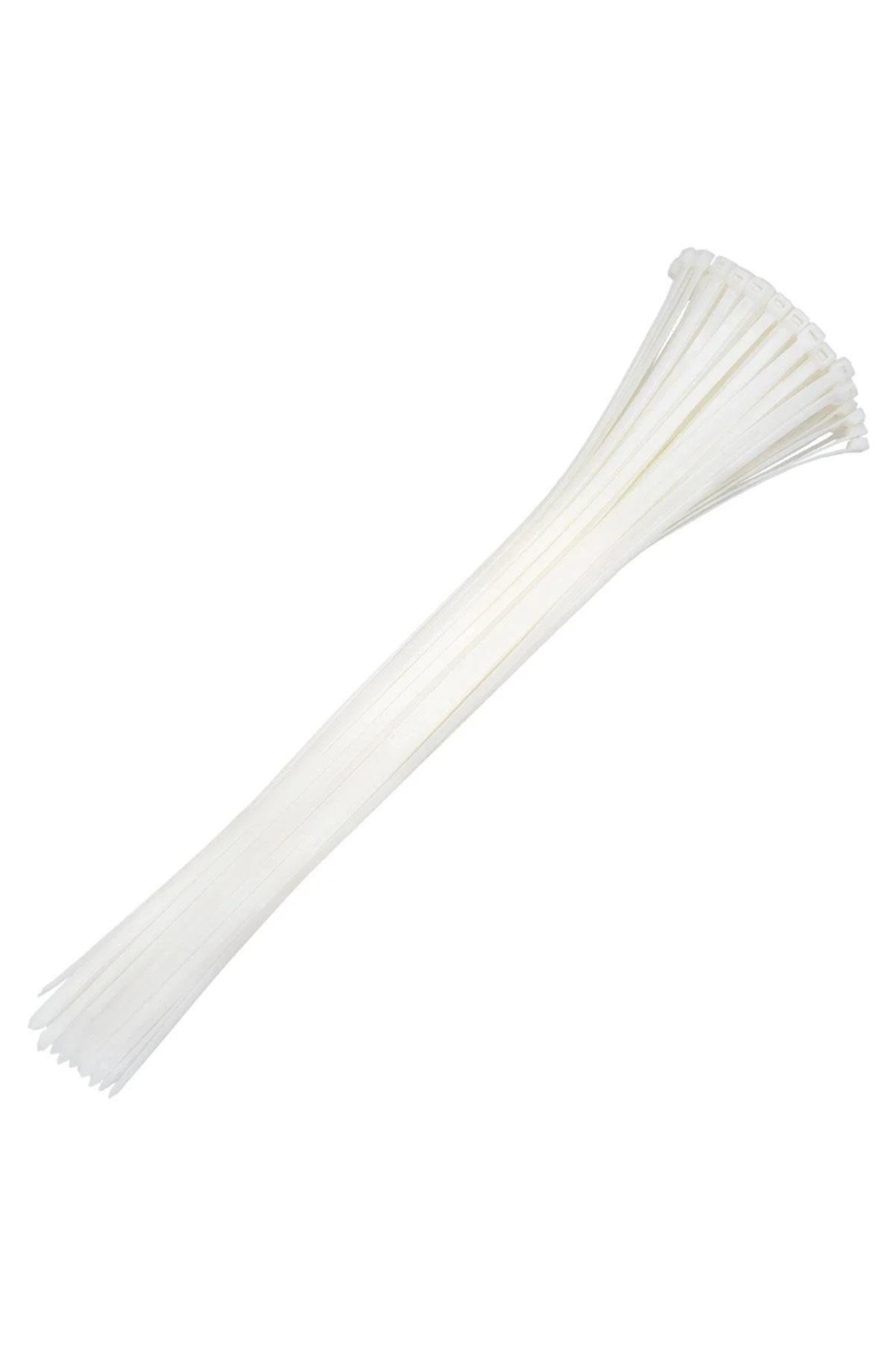 Master 505356 Plastik Kablo Bağı Cırt Kelepçe 3.6 X 300mm Beyaz (100 Adet)