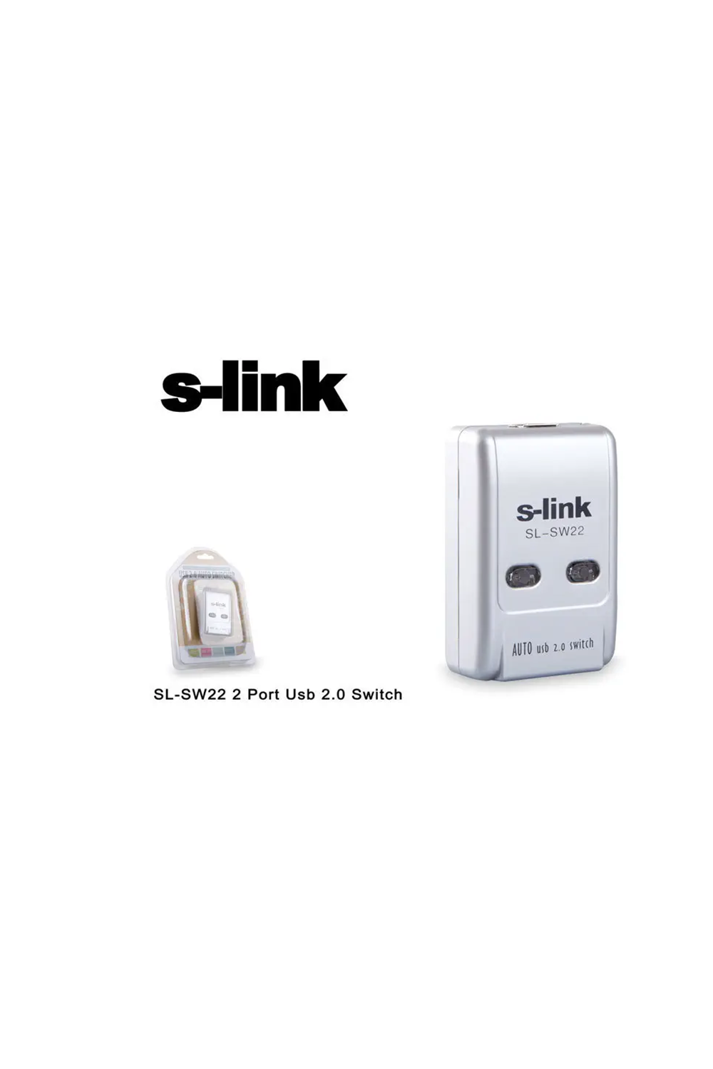 S-link Sl-sw22 2 Port Usb 2.0 Switch