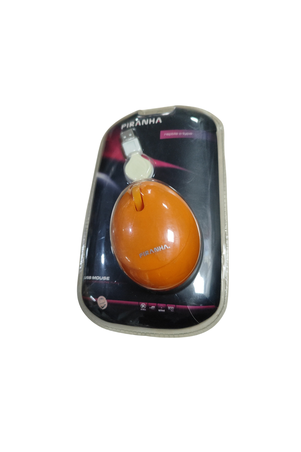 Piranha Reptile O Type Usb Mause Turuncu