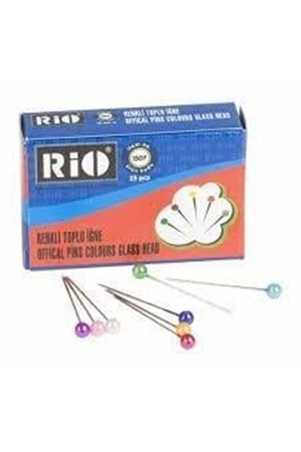 Rio 1507 | Renkli Başlı Toplu İğne