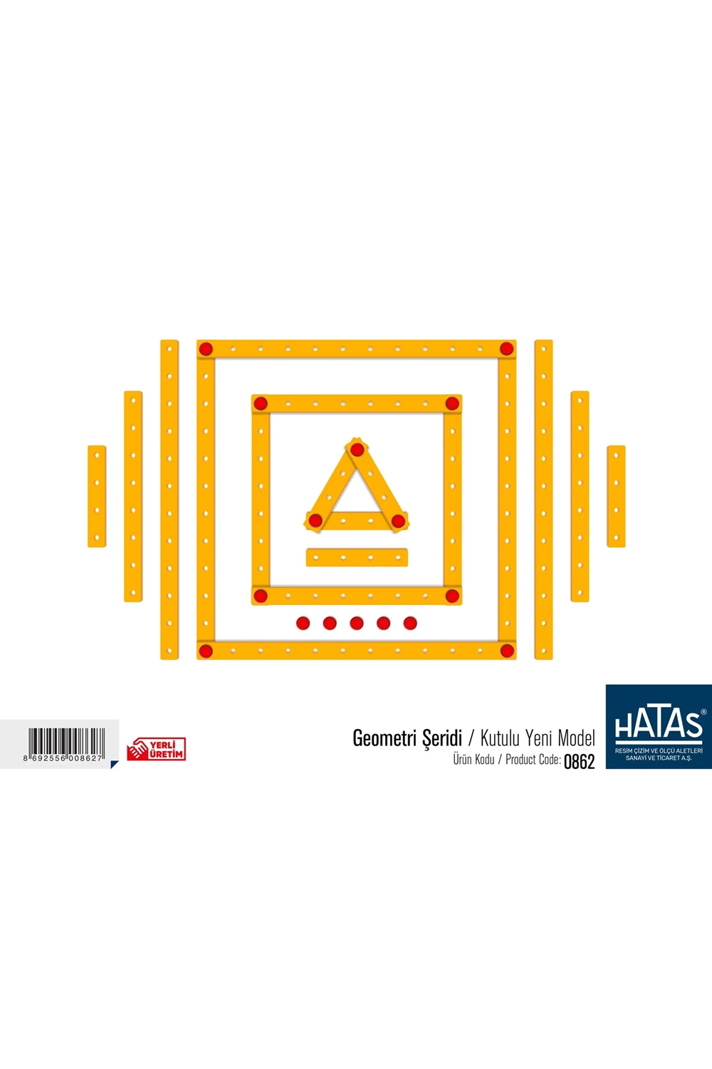Hatas Geometri Şeridi Seti Kod:0862