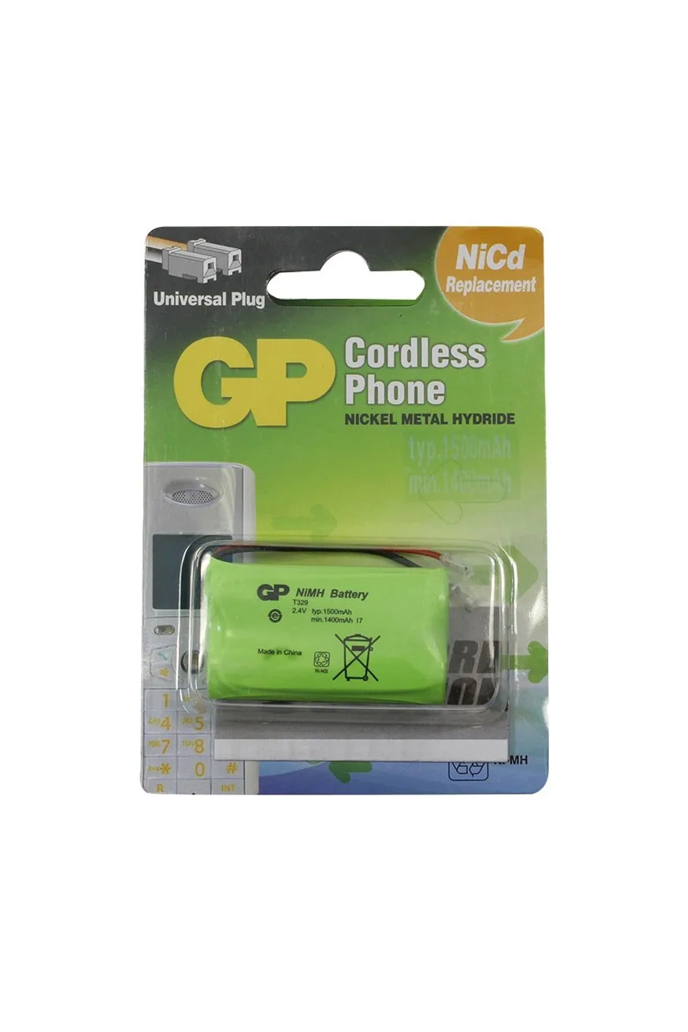 Gp Cordless Pohone Şarjlı Pil T329 2,4v 1500mah