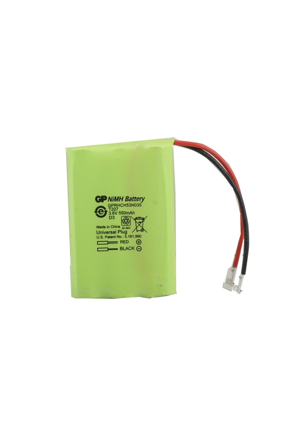 Gp T207 3.6v 550 Mah 3'lü Telsiz Telefon Pili